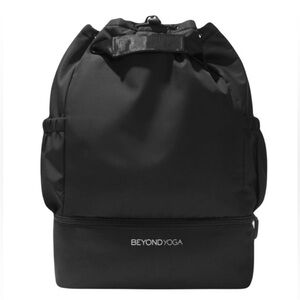 Beyond Yoga Classic Black Yoga/Gym Backpack